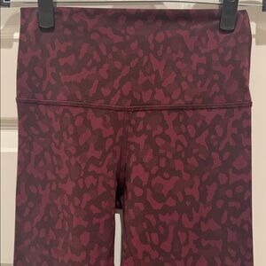 Lululemon Align Pant 28" Legging Formation Camo Dark Adobe Burgundy ‎Size 4